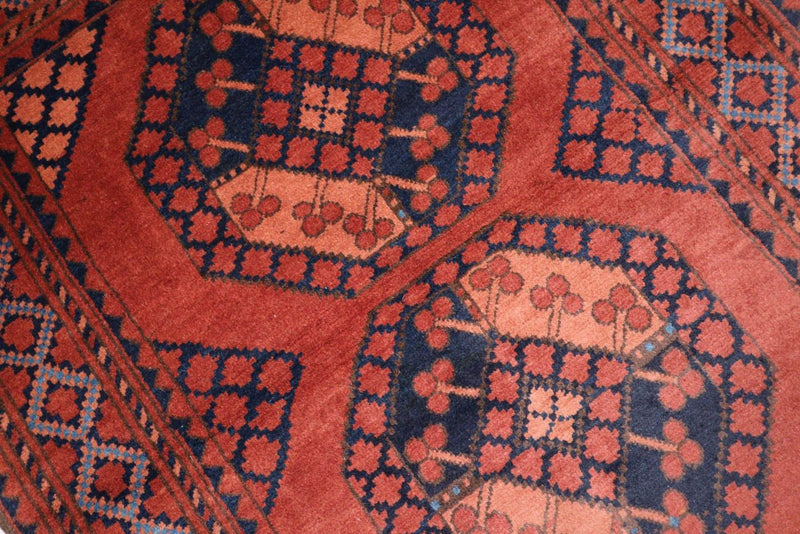 Alfombra afgana - 120 x 92 cm - rojo