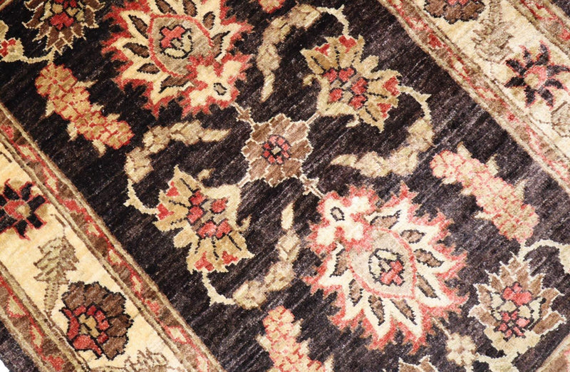 Alfombra Ziegler - 125 x 89 cm - marrón oscuro