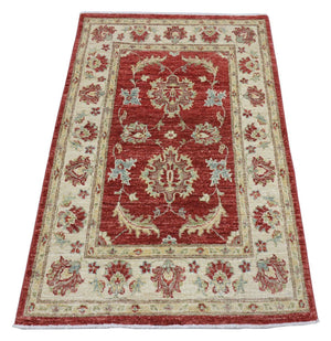 Alfombra Ziegler - 129 x 84 cm - rojo