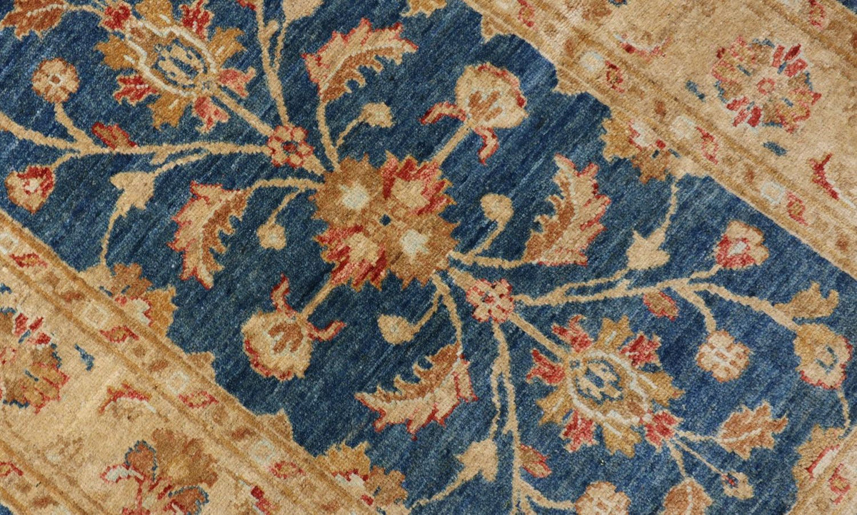 Alfombra Ziegler - 120 x 80 cm - azul marino