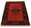 Alfombra afgana cuadrado  - 202 x 197 cm - rojo