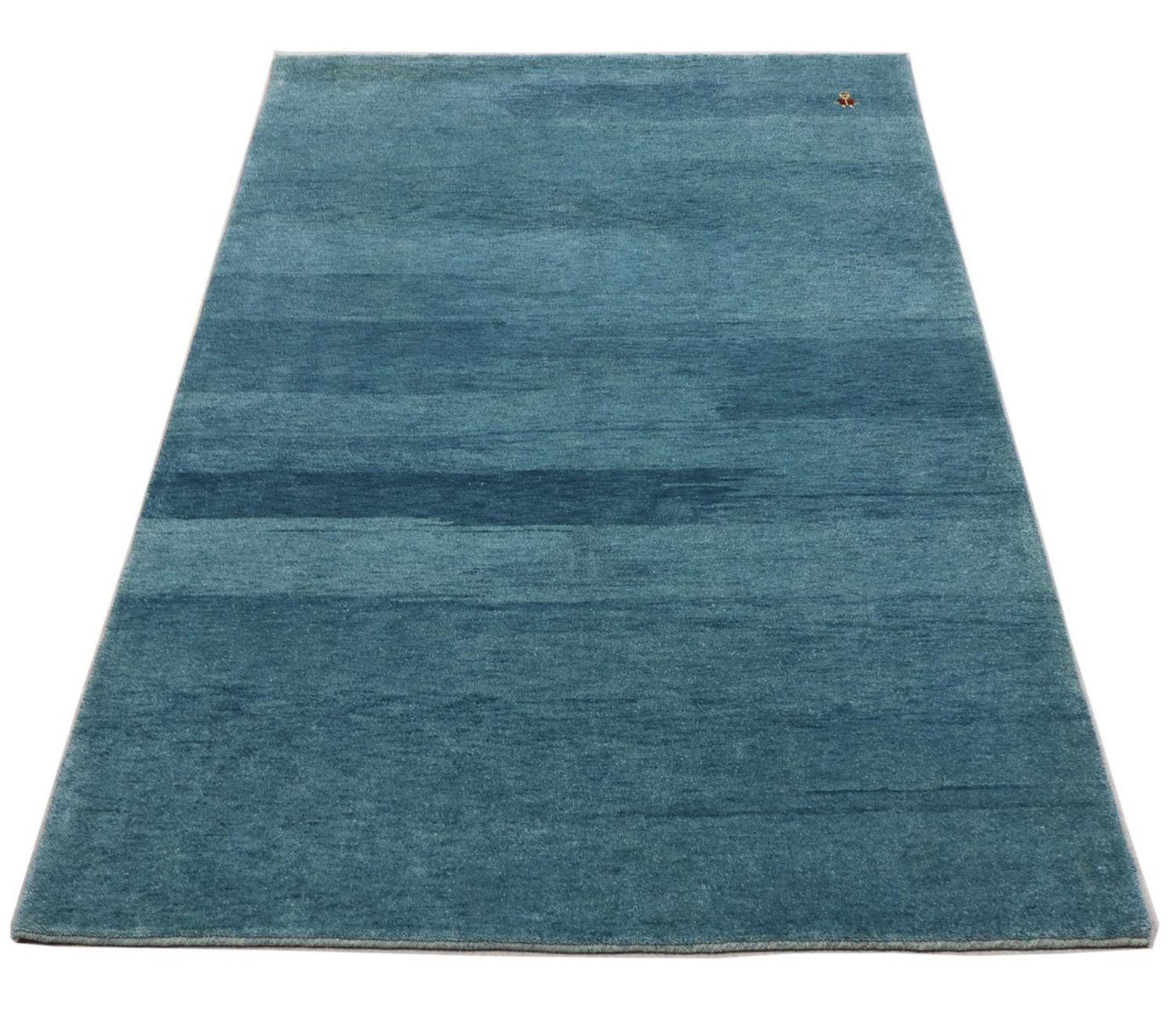 Alfombra Gabbeh - Loribaft Persa - 180 x 126 cm - azul marino