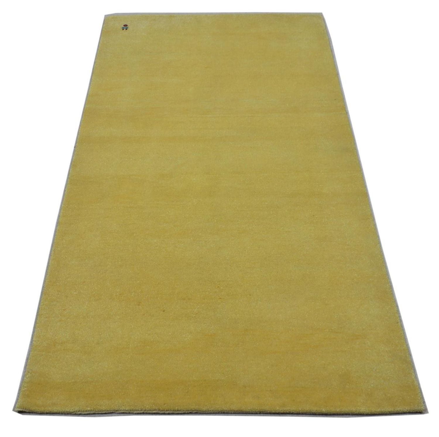 Alfombra Gabbeh - Loribaft Persa - 190 x 102 cm - verde oliva