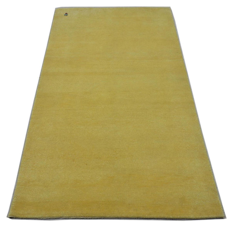 Alfombra Gabbeh - Loribaft Persa - 190 x 102 cm - verde oliva