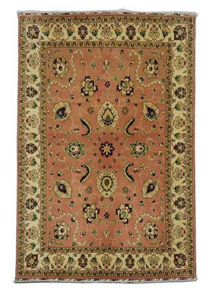 Alfombra oriental - 192 x 151 cm - óxido