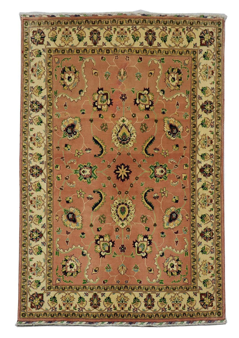 Alfombra oriental - 192 x 151 cm - óxido