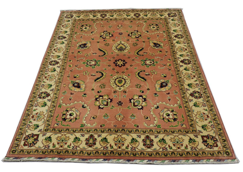 Alfombra oriental - 192 x 151 cm - óxido