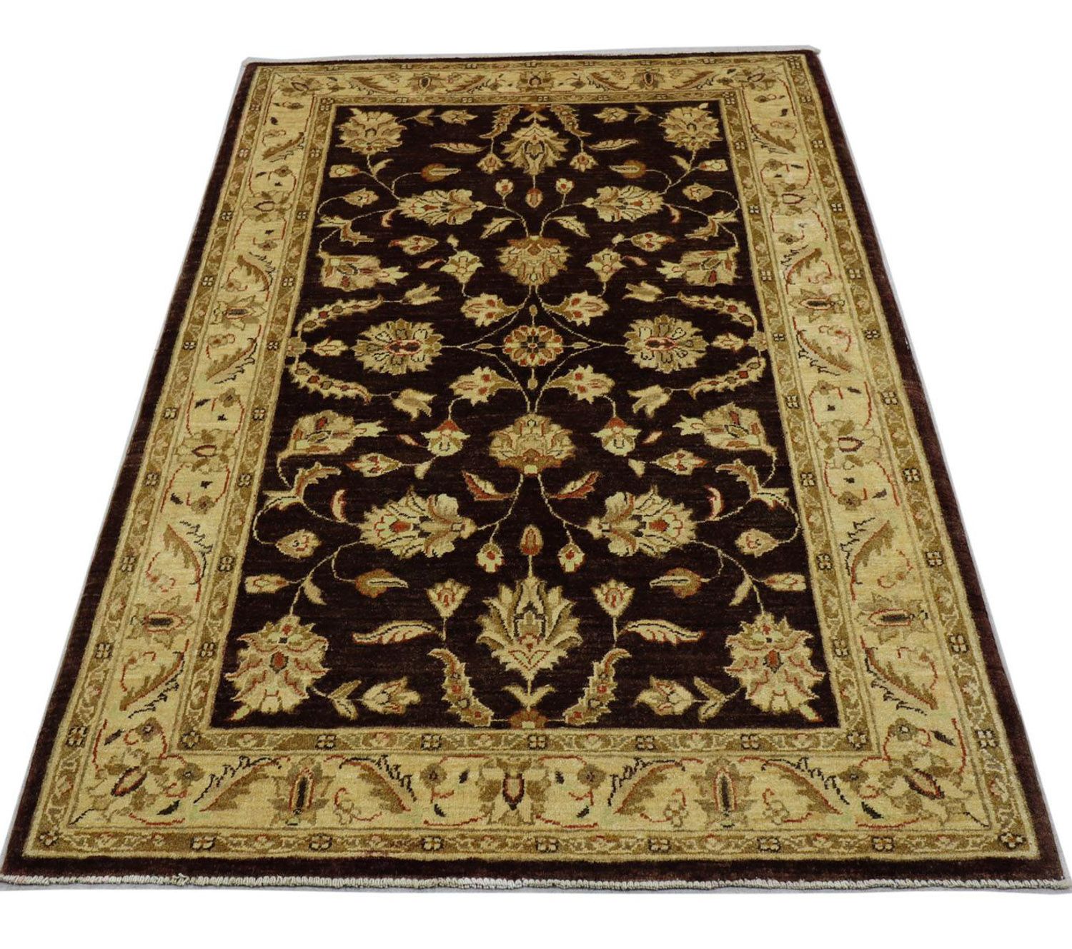 Alfombra Ziegler - 190 x 130 cm - marrón oscuro