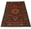 Alfombra oriental - 205 x 139 cm - rojo oscuro
