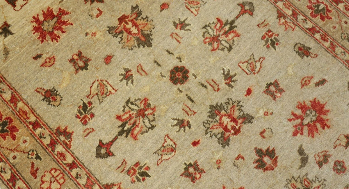Alfombra Ziegler - 172 x 114 cm - beige oscuro