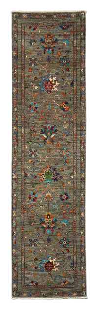 Alfombra de pasillo Alfombra Ziegler - 315 x 82 cm - verde oliva