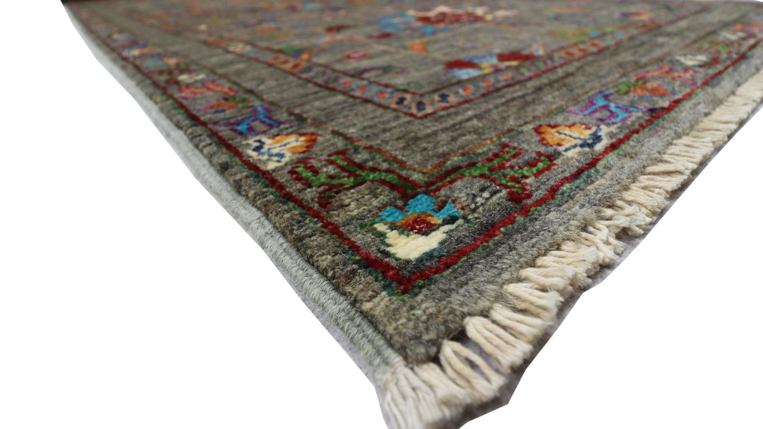 Alfombra de pasillo Alfombra Ziegler - 315 x 82 cm - verde oliva
