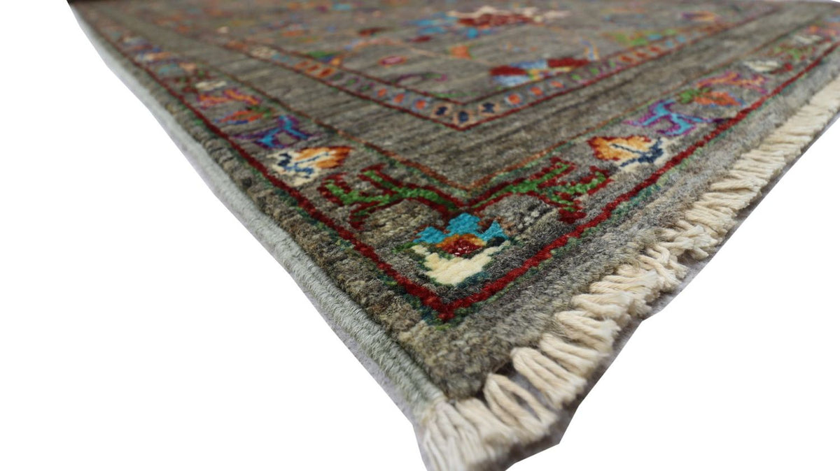 Alfombra de pasillo Alfombra Ziegler - 315 x 82 cm - verde oliva