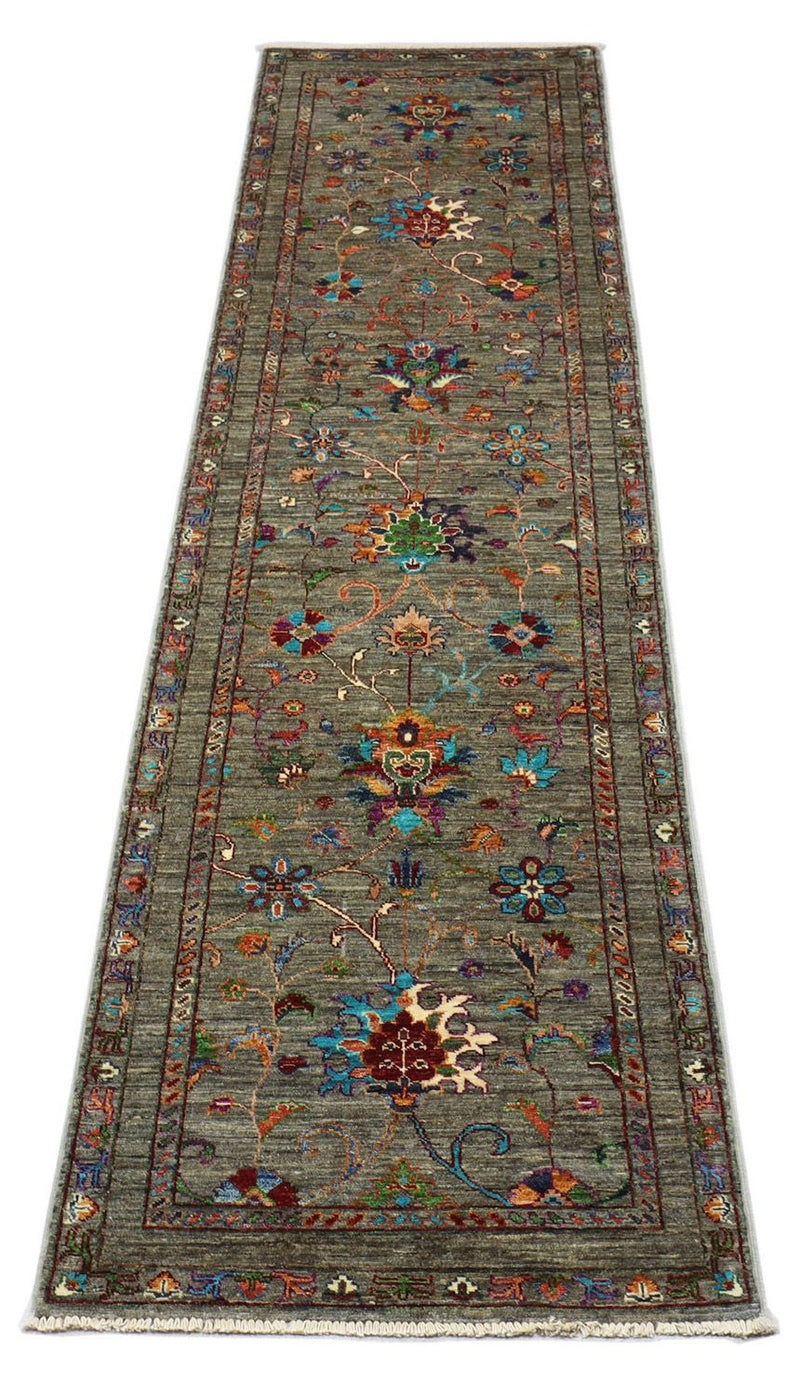 Alfombra de pasillo Alfombra Ziegler - 315 x 82 cm - verde oliva