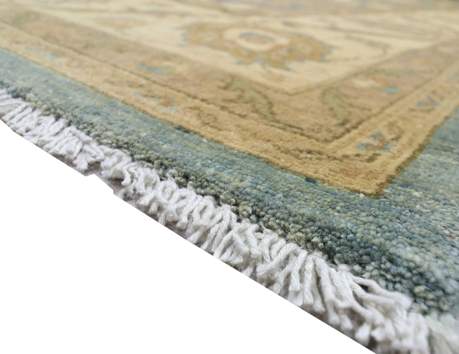Alfombra Ziegler - 354 x 264 cm - turquesa