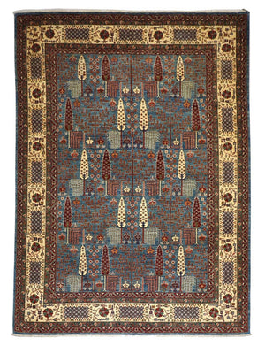 Alfombra Ziegler - 362 x 281 cm - turquesa