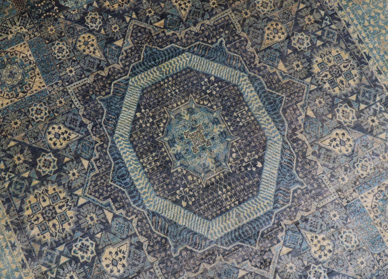 Alfombra Ziegler - 315 x 250 cm - azul marino