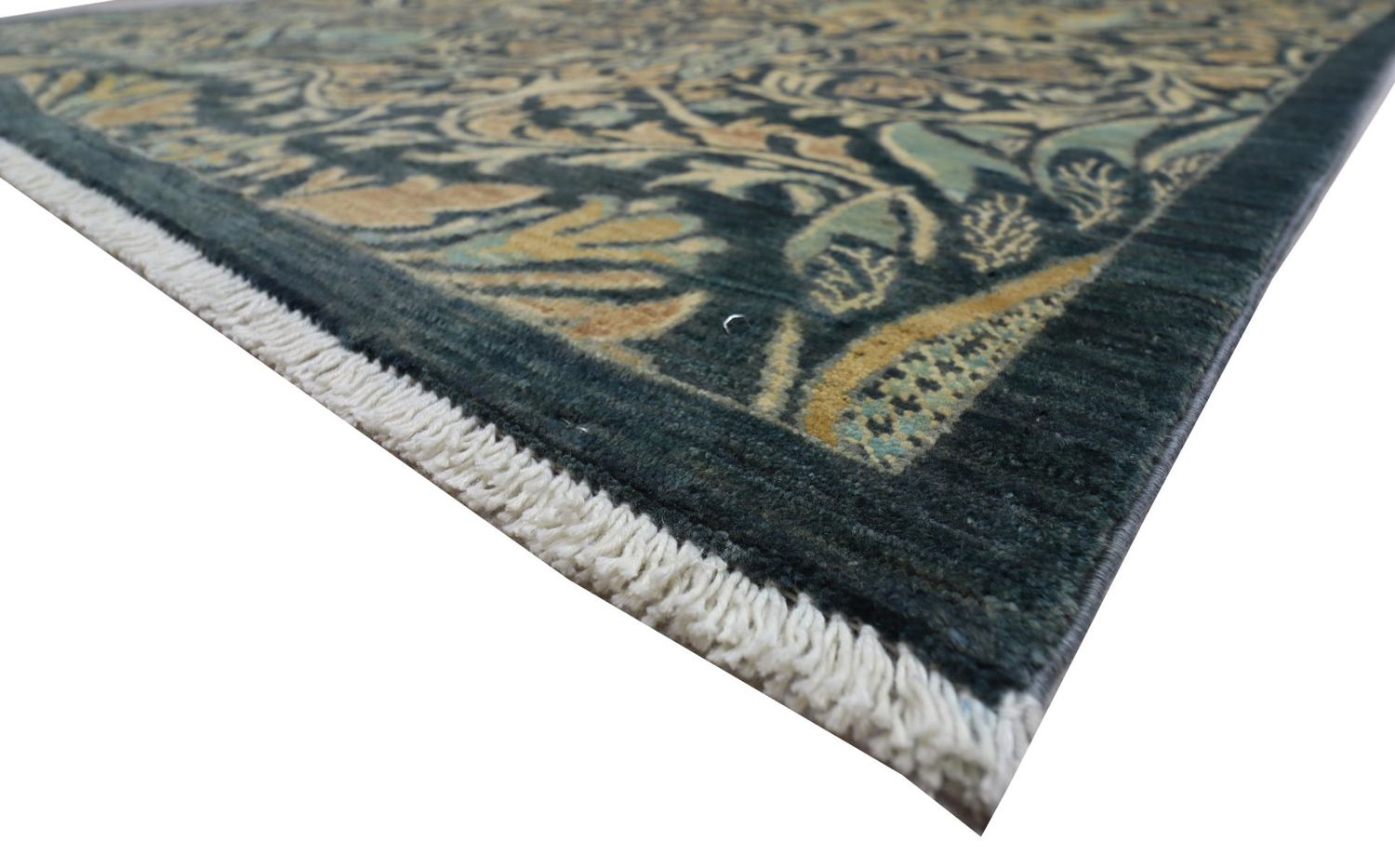 Alfombra Ziegler - 229 x 172 cm - azul petróleo