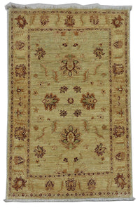Alfombra Ziegler - 147 x 99 cm - verde oliva