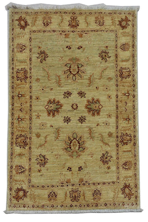 Alfombra Ziegler - 147 x 99 cm - verde oliva
