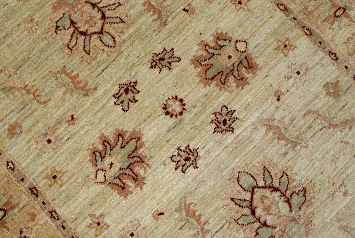 Alfombra Ziegler - 147 x 99 cm - verde oliva