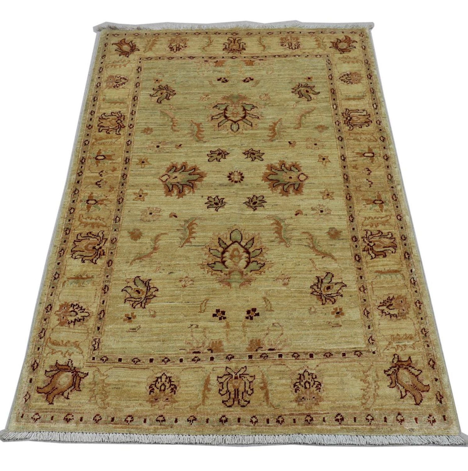 Alfombra Ziegler - 147 x 99 cm - verde oliva
