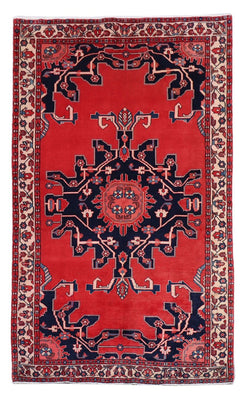 Alfombra persa - Nómada - 215 x 125 cm - rojo