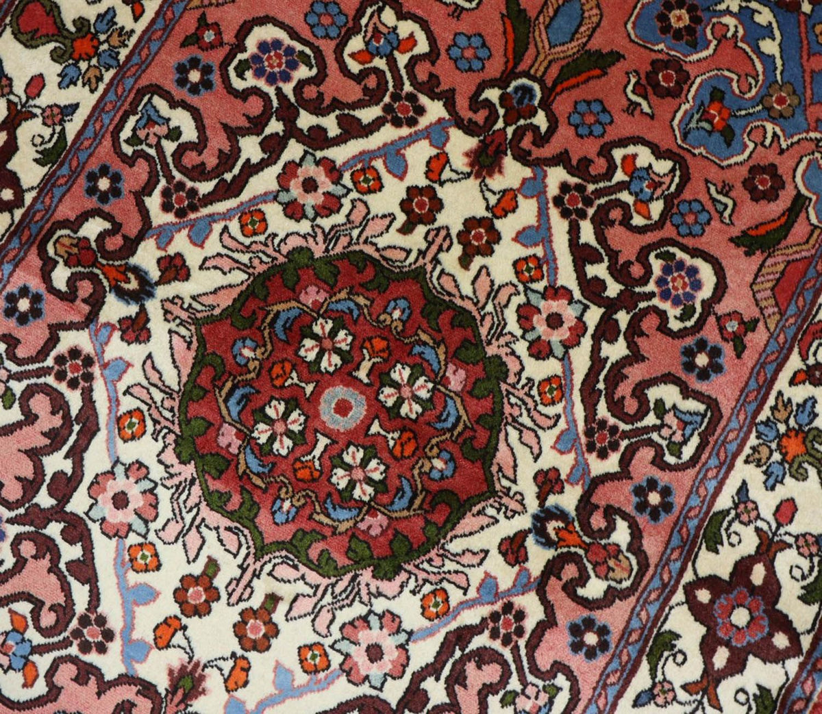 Alfombra de pasillo Alfombra persa - Nómada - 230 x 127 cm - rojo claro