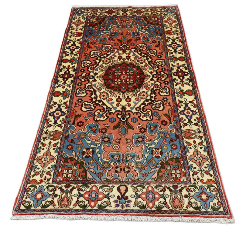 Alfombra de pasillo Alfombra persa - Nómada - 230 x 127 cm - rojo claro
