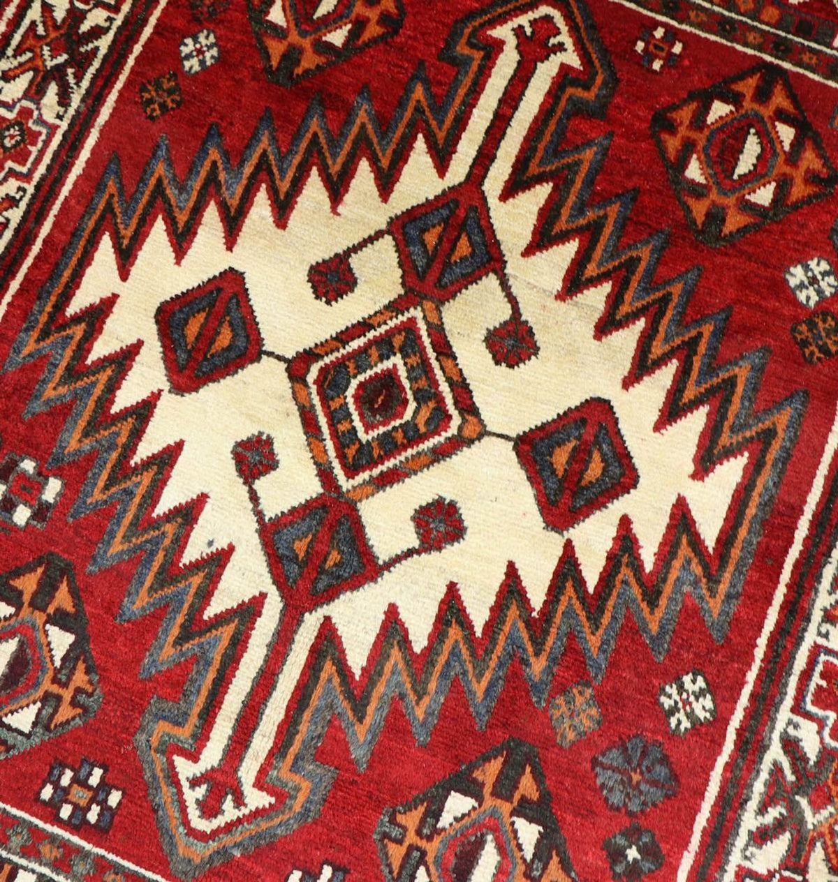 Alfombra de pasillo Alfombra persa - Nómada - 245 x 135 cm - rojo