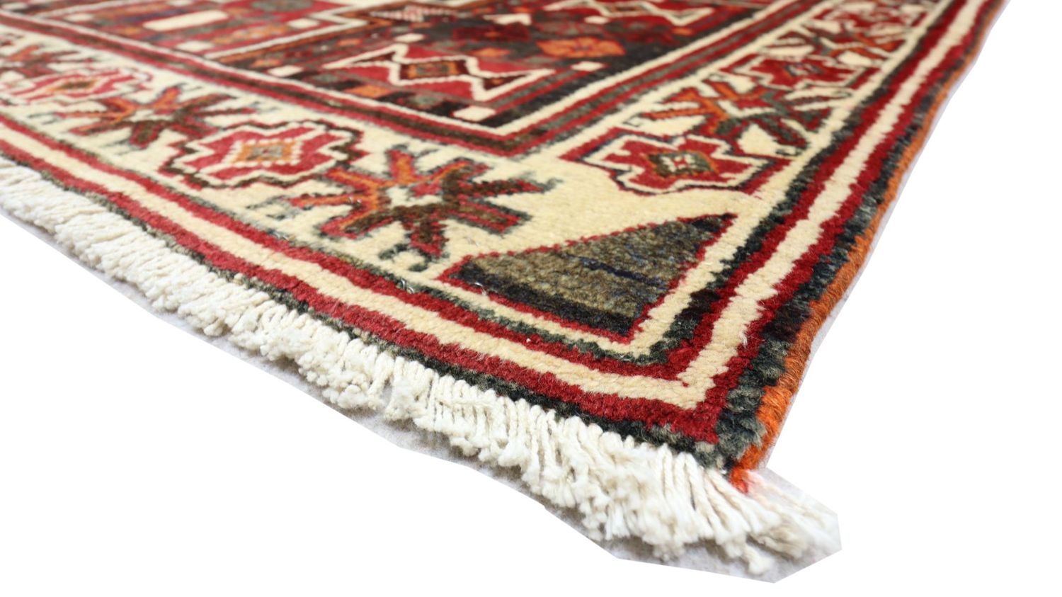 Alfombra de pasillo Alfombra persa - Nómada - 245 x 135 cm - rojo