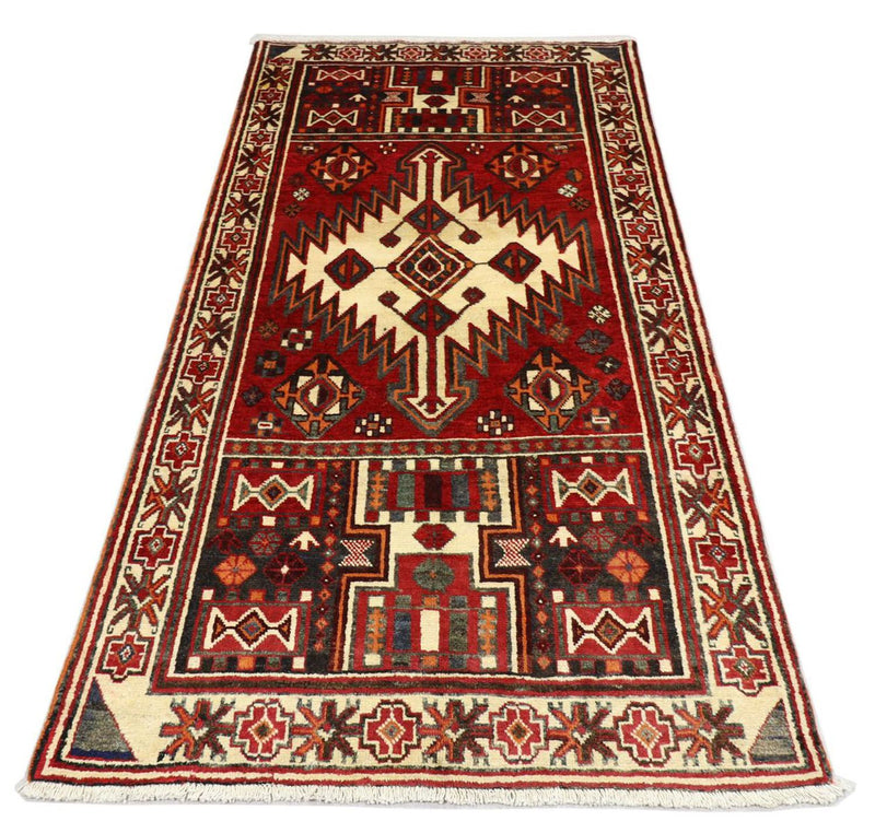Alfombra de pasillo Alfombra persa - Nómada - 245 x 135 cm - rojo