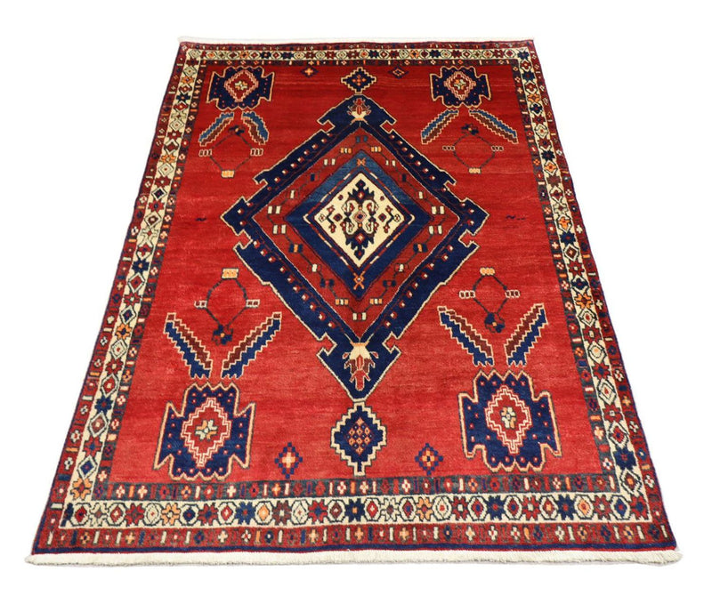 Alfombra persa - Nómada - 212 x 154 cm - rojo