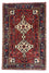 Alfombra persa - Nómada - 212 x 151 cm - rojo oscuro