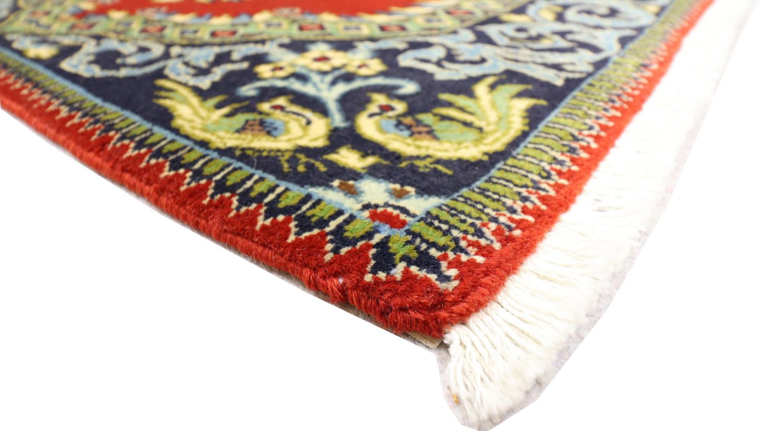 Alfombra persa - Keshan - 97 x 73 cm - rojo