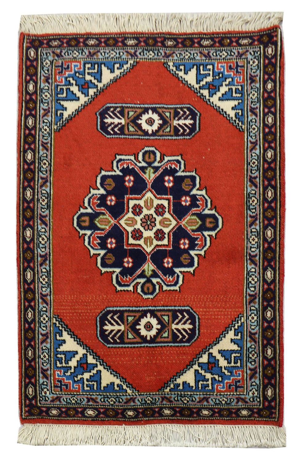 Alfombra persa - Nómada - 95 x 70 cm - rojo