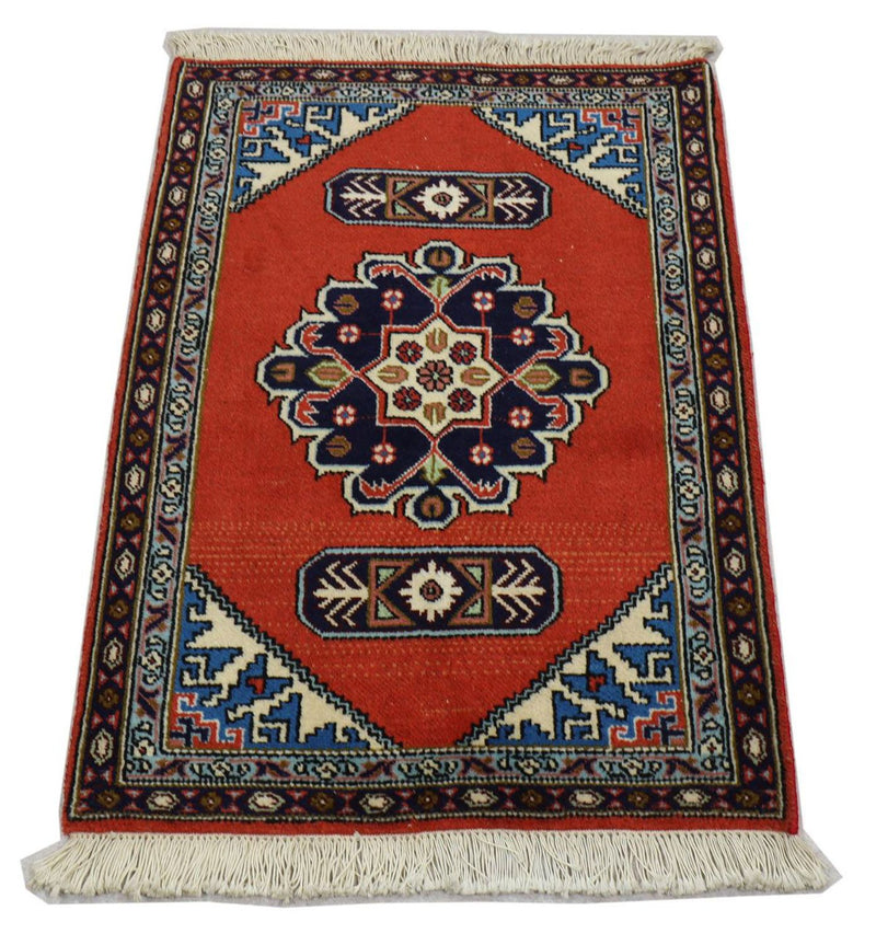 Alfombra persa - Nómada - 95 x 70 cm - rojo