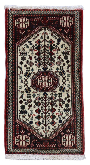 Alfombra persa - Nómada - 100 x 58 cm - beige