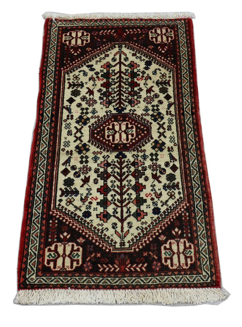 Alfombra persa - Nómada - 100 x 58 cm - beige