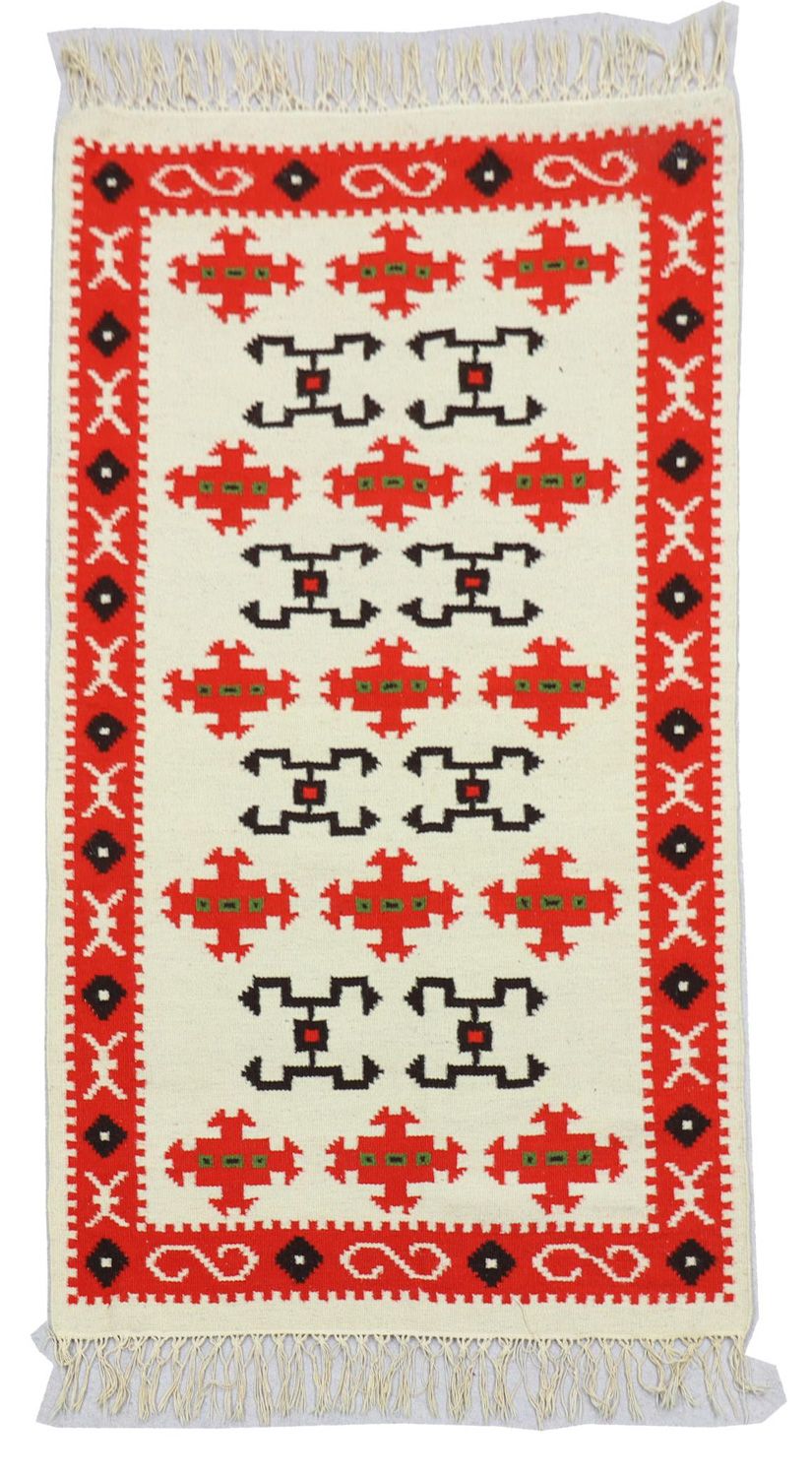 Alfombra Kelim - Tendencia - 160 x 100 cm - beige