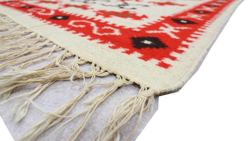 Alfombra Kelim - Tendencia - 160 x 100 cm - beige
