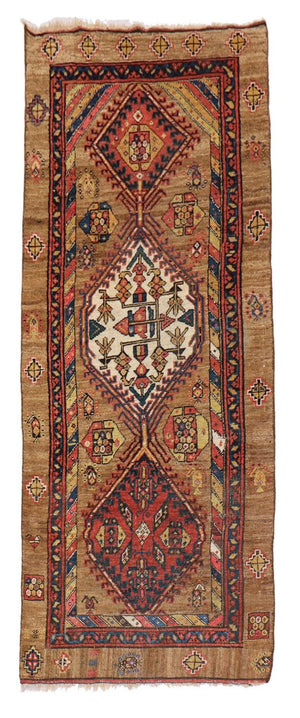 Alfombra persa - Nómada - 190 x 107 cm - marrón