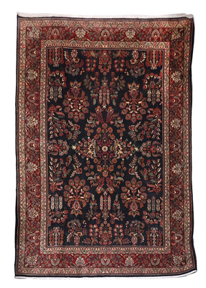 Alfombra persa - Clásica - 343 x 253 cm - azul oscuro