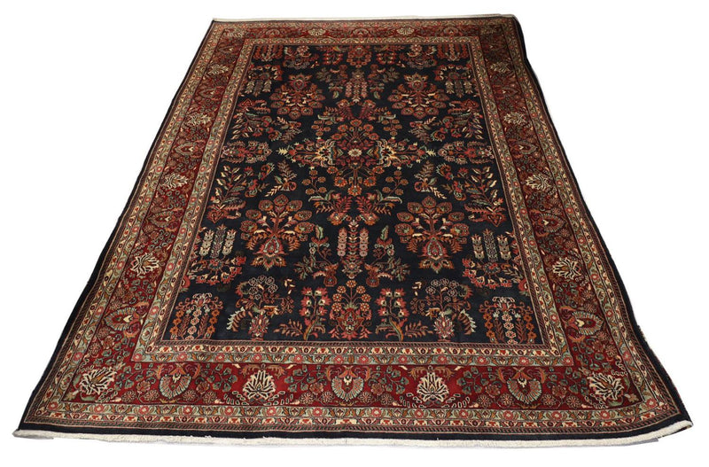 Alfombra persa - Clásica - 343 x 253 cm - azul oscuro