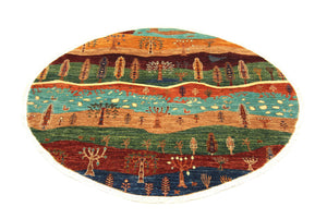 Alfombra Ziegler redondo  - 172 x 170 cm - multicolor