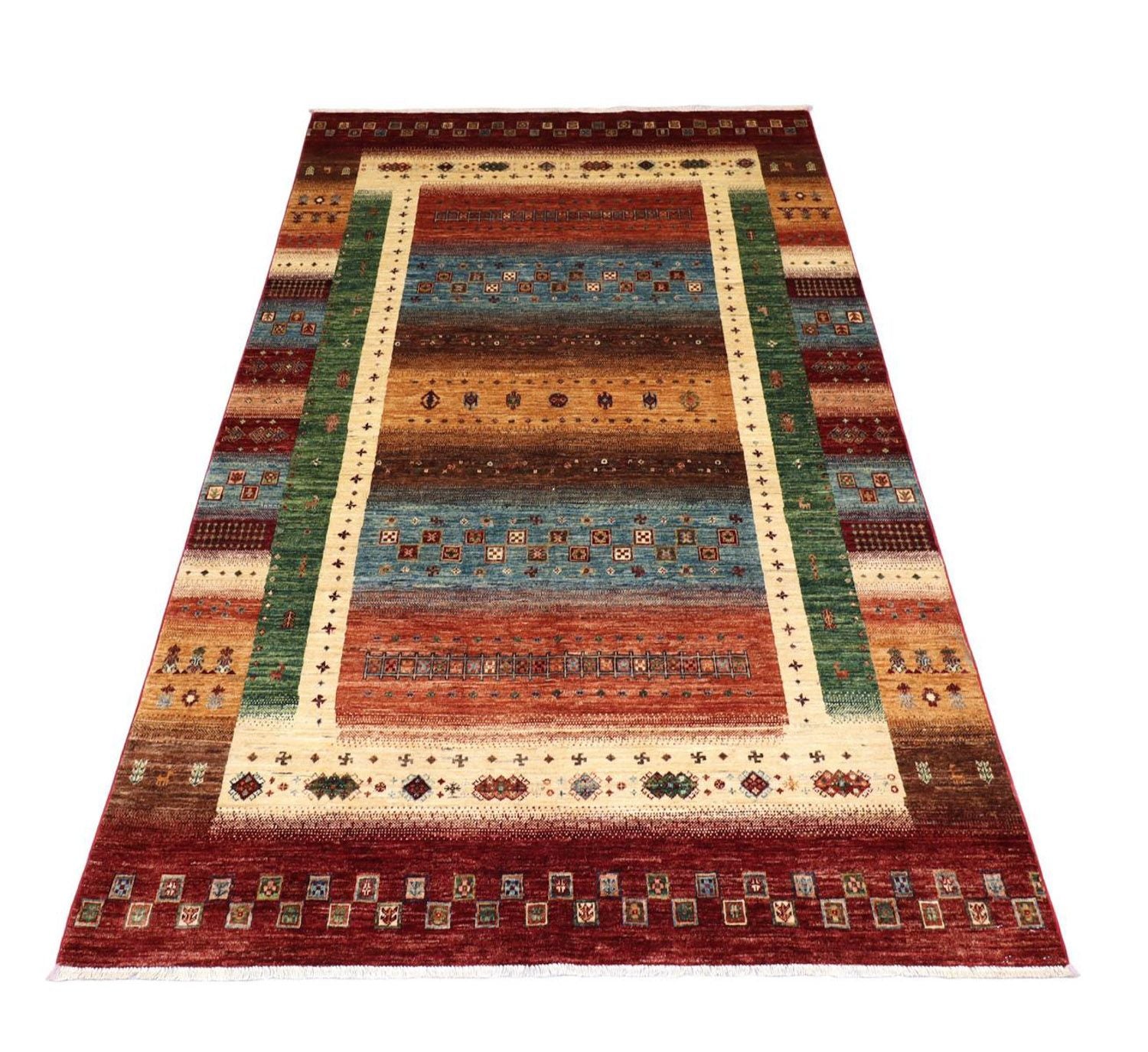 Alfombra Ziegler - 278 x 172 cm - rojo oscuro