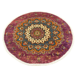 Alfombra Ziegler redondo  - 171 x 169 cm - multicolor