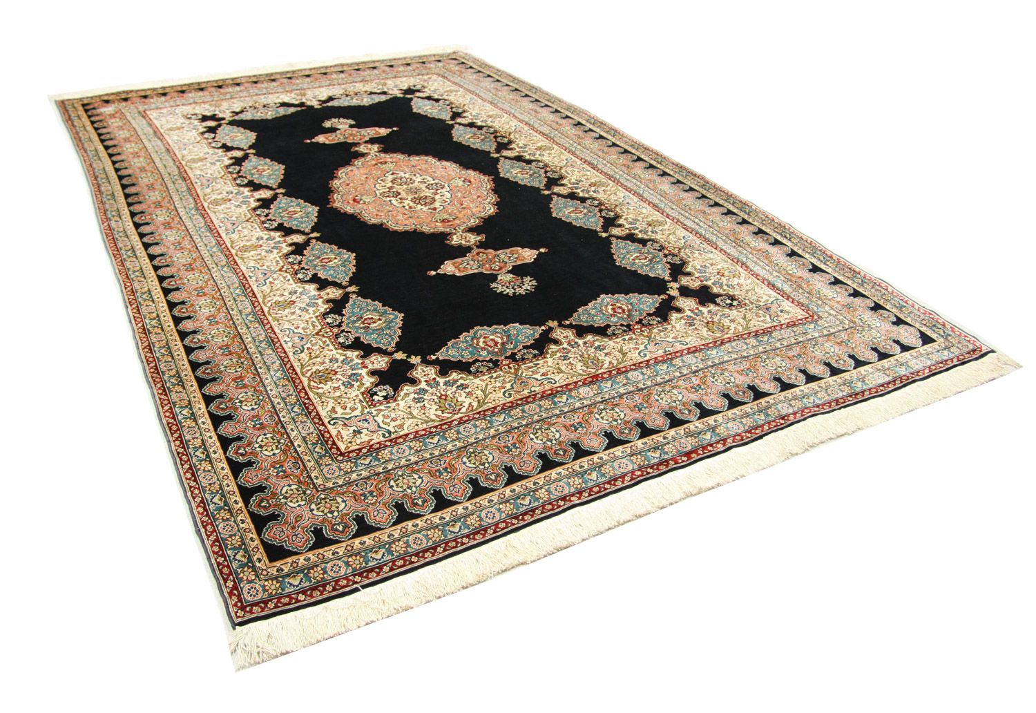 Alfombra de seda - Hereke seda - Prima - 270 x 180 cm - azul