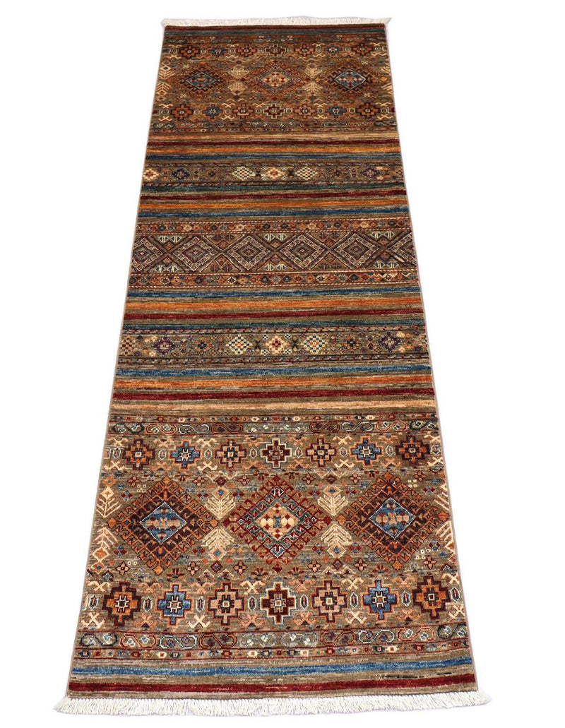 Alfombra de pasillo Alfombra Ziegler - 258 x 87 cm - marrón claro