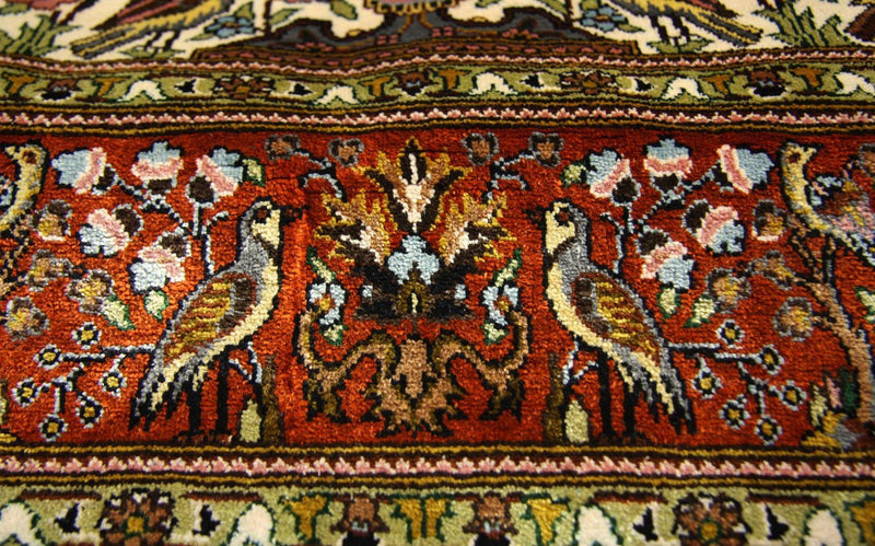 Alfombra de seda - Hereke seda - Prima - 128 x 80 cm - beige